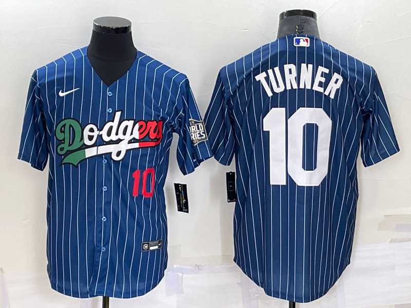 Los Angeles Dodgers #10 Justin Turner Number Navy Blue Pinstripe 2020 World Series Cool Base Nike Jersey,We sell and wholesale Los Angeles Dodgers #10 Justin Turner Number Navy Blue Pinstripe 2020 World Series Cool Base Nike Jersey on line form chian!